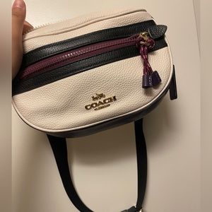 COACH Purple Fanny Pack/Track Belt Bag